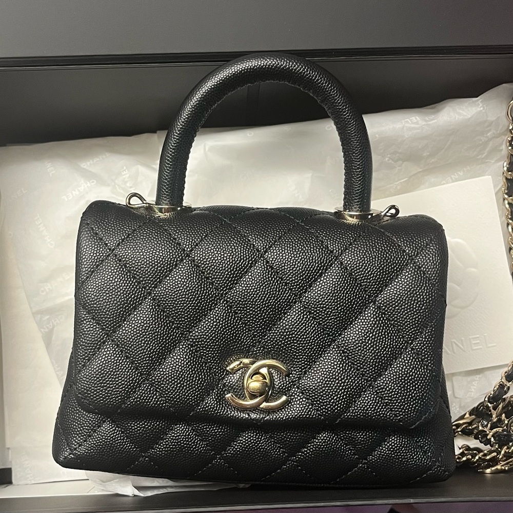 New Chanel Extra Mini Coco Handle Crossbody Bag